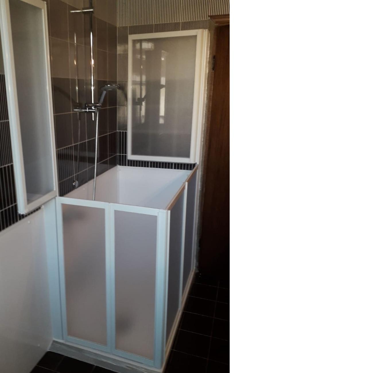 Installazione box doccia per piatto da disabili 